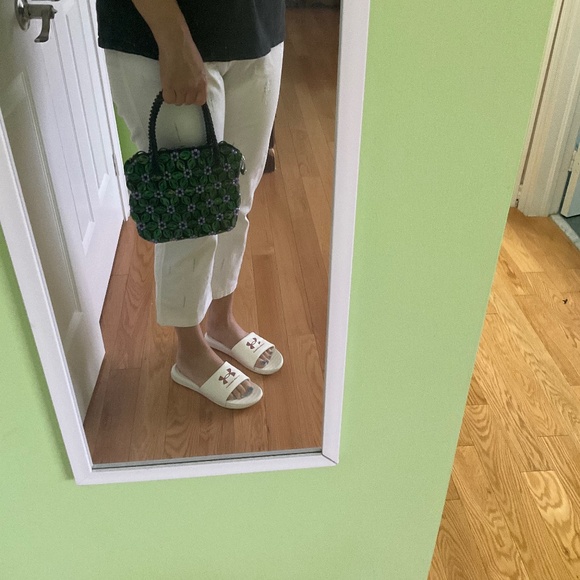 Handmade women‘s bag, one of kind, green and purple color.Brand new. - Picture 6 of 6